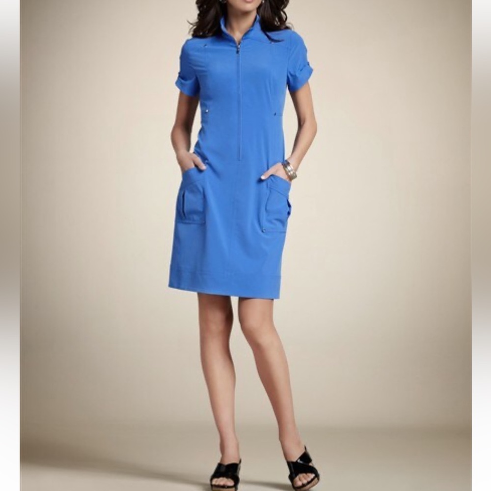 ZENERGY by Chico’s Neema Half-Zip Dress size 16/18